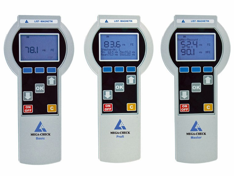 máy đo độ dày lớp phủ MEGA-CHECK Basic, máy đo độ dày lớp phủ MEGA-CHECK Profi, máy đo độ dày lớp phủ MEGA-CHECK Master